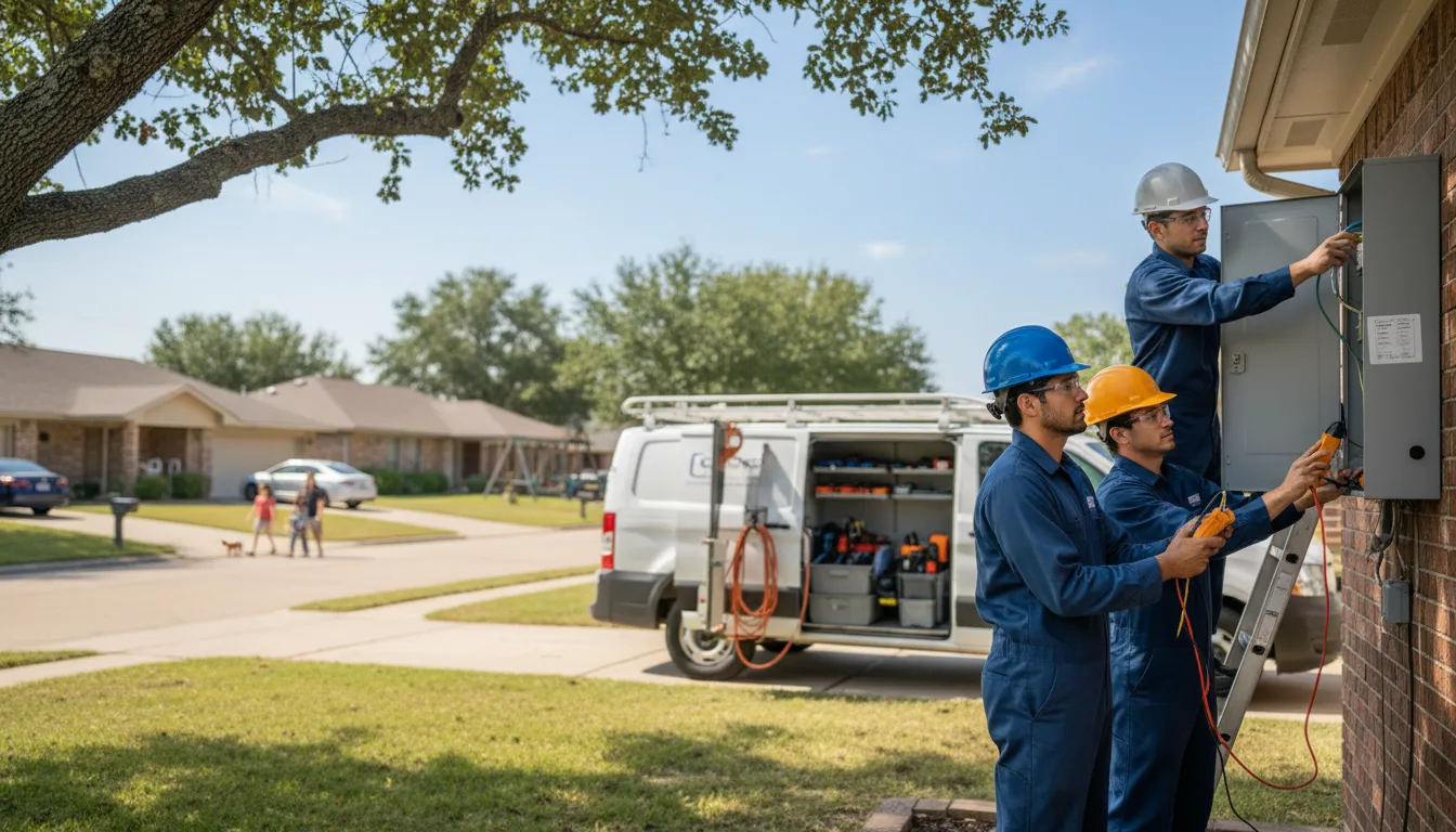 Certified electrician providing emergency electrical services in Pikesville, MD